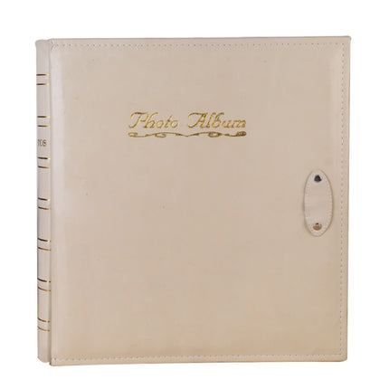 6 inch 500 Sheets Interstitial PP Album PU Leather Retro Bronzing Cover Photo Album