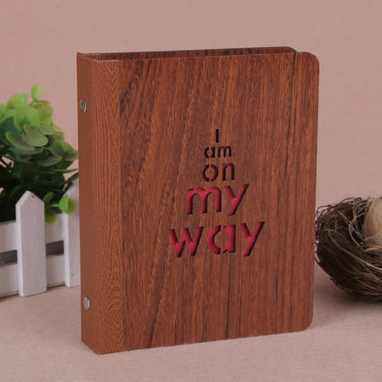 6-Inch 32 Sheets Wooden DIY Photo Album Creative Gift