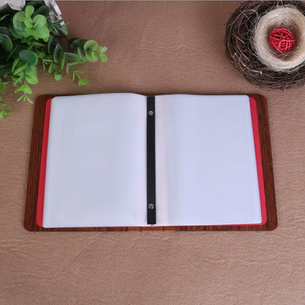 6-Inch 32 Sheets Wooden DIY Photo Album Creative Gift
