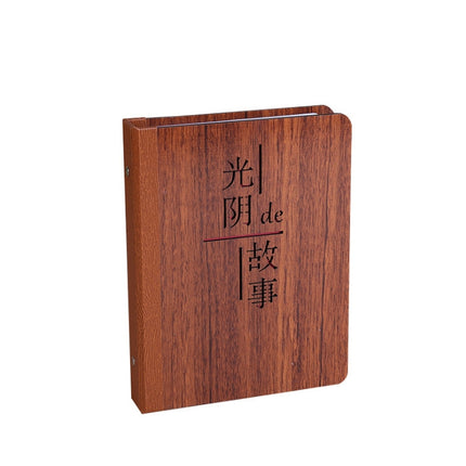6-Inch 32 Sheets Wooden DIY Photo Album Creative Gift