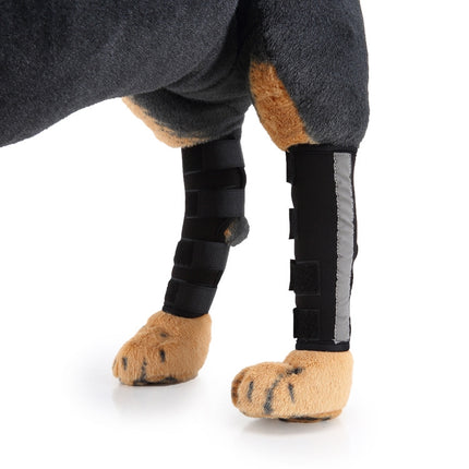 Pet Knee Pads Dog Leg Guards Pet Protective Gear Surgery Injury Sheath, L, S, M - DealBuddy