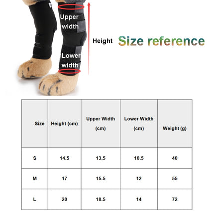 Pet Knee Pads Dog Leg Guards Pet Protective Gear Surgery Injury Sheath, L, S, M - DealBuddy