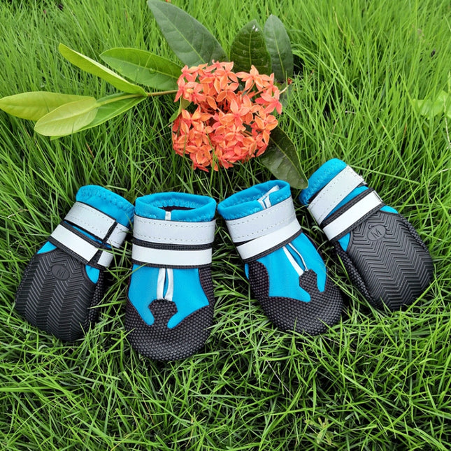 Wear-Resistant Non-Slip & Waterproof Pet Shoe Covers Medium And Large Dog Shoes, S Lake Blue, M Lake Blue, L Lake Blue, XL Lake Blue, XXL Lake Blue, S Orange, M Orange, L Orange, XL Orange, XXL Orange - DealBuddy