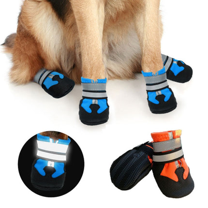 Wear-Resistant Non-Slip & Waterproof Pet Shoe Covers Medium And Large Dog Shoes, S Lake Blue, M Lake Blue, L Lake Blue, XL Lake Blue, XXL Lake Blue, S Orange, M Orange, L Orange, XL Orange, XXL Orange - DealBuddy