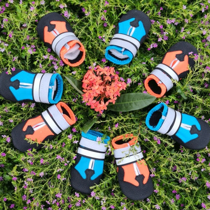 Wear-Resistant Non-Slip & Waterproof Pet Shoe Covers Medium And Large Dog Shoes, S Lake Blue, M Lake Blue, L Lake Blue, XL Lake Blue, XXL Lake Blue, S Orange, M Orange, L Orange, XL Orange, XXL Orange - DealBuddy