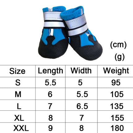 Wear-Resistant Non-Slip & Waterproof Pet Shoe Covers Medium And Large Dog Shoes, S Lake Blue, M Lake Blue, L Lake Blue, XL Lake Blue, XXL Lake Blue, S Orange, M Orange, L Orange, XL Orange, XXL Orange - DealBuddy