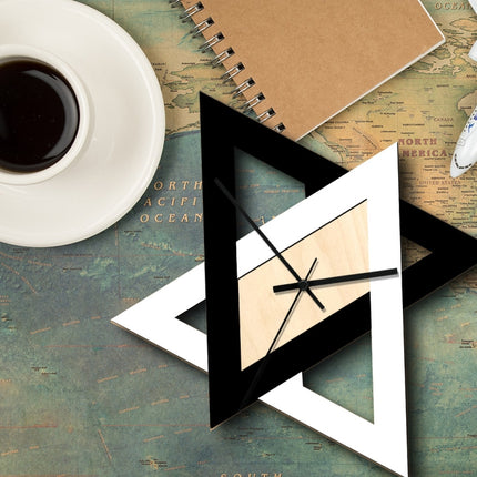 Personality Creative Wall Clock Retro Silent Minimalist Decorative Clock