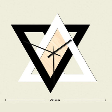 Personality Creative Wall Clock Retro Silent Minimalist Decorative Clock