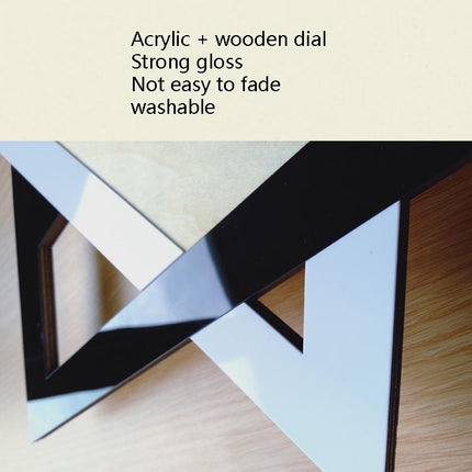 Personality Creative Wall Clock Retro Silent Minimalist Decorative Clock