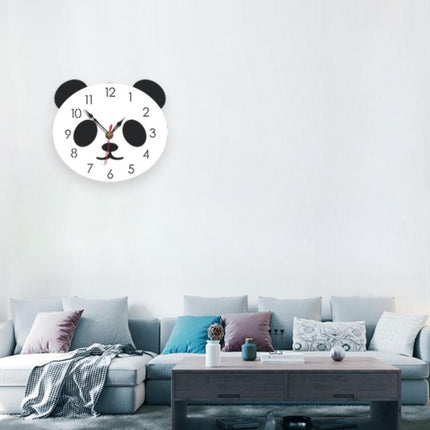 Cartoon Wall Clock Acrylic Clock Panda Simple Home Wall Clock
