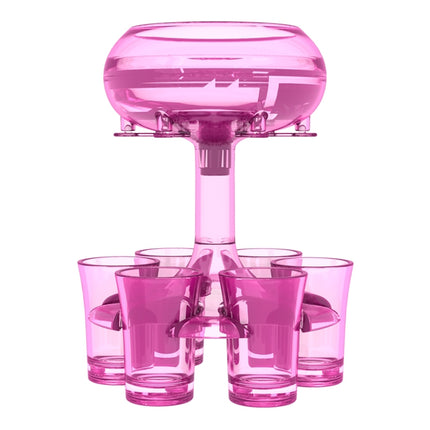 6 Shot Glass Dispenser And Holder Automatic Diversion Pourer