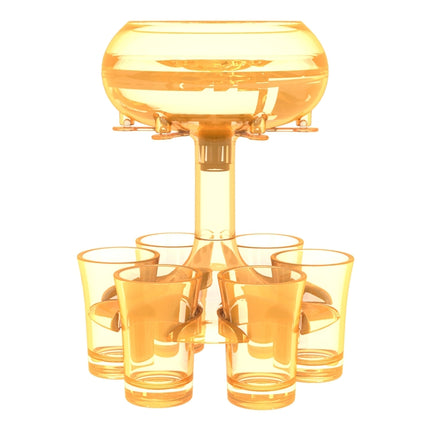 6 Shot Glass Dispenser And Holder Automatic Diversion Pourer