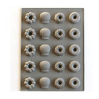 Silicone Cake Mold 25 Grid Fudge Hard Candy Silicone Biscuit Mold, Fruit, Donuts - DealBuddy