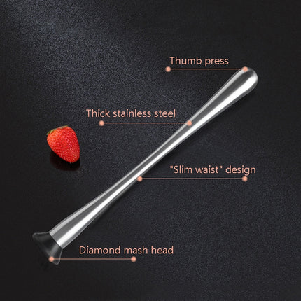 Fruit Crushed Popsicles Crushed Ice Hammer Bartender Mashed Sticks, 23x4x1cm Small, 29.8x4x1.3cm Large - DealBuddy