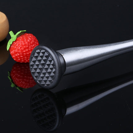 Fruit Crushed Popsicles Crushed Ice Hammer Bartender Mashed Sticks, 23x4x1cm Small, 29.8x4x1.3cm Large - DealBuddy