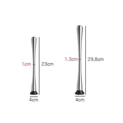 Fruit Crushed Popsicles Crushed Ice Hammer Bartender Mashed Sticks, 23x4x1cm Small, 29.8x4x1.3cm Large - DealBuddy