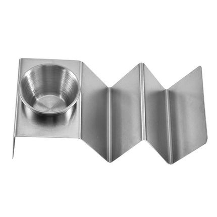 Baking Stainless Steel Pancake Rack Buffet Tools With Cup - DealBuddy