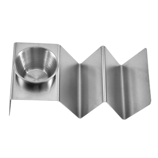 Baking Stainless Steel Pancake Rack Buffet Tools With Cup - DealBuddy