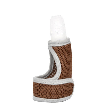 ZT001 Baby Silicone Molar Finger Cots Children Anti-Bite Hand Breathable Thumb Cots Teether Maternal And Baby Products