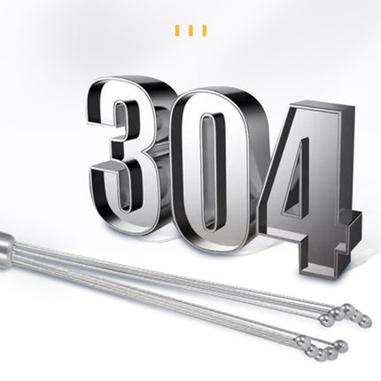 Manual Whisk Stainless Steel Glass Bead Egg Whisk Kitchen Household Hand-Held Baking Tools Type A 12 Inch, Type A 12 Inch, Type A 10 Inch, Type B 12 Inch, Type B 10 Inch, Type C 12 inch, Type C  10 Inch - DealBuddy