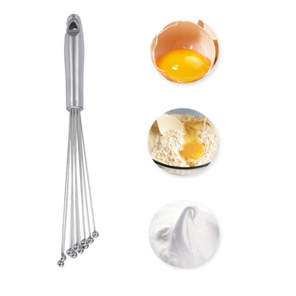 Manual Whisk Stainless Steel Glass Bead Egg Whisk Kitchen Household Hand-Held Baking Tools Type A 12 Inch, Type A 12 Inch, Type A 10 Inch, Type B 12 Inch, Type B 10 Inch, Type C 12 inch, Type C  10 Inch - DealBuddy