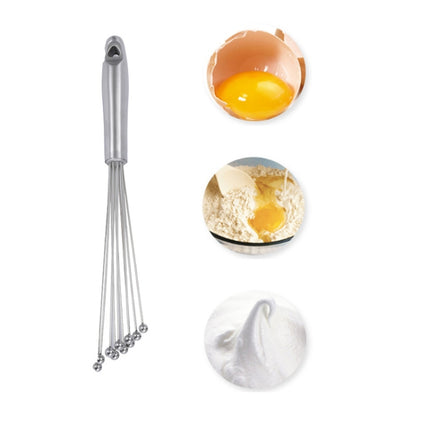 Manual Whisk Stainless Steel Glass Bead Egg Whisk Kitchen Household Hand-Held Baking Tools Type A 12 Inch, Type A 12 Inch, Type A 10 Inch, Type B 12 Inch, Type B 10 Inch, Type C 12 inch, Type C  10 Inch - DealBuddy