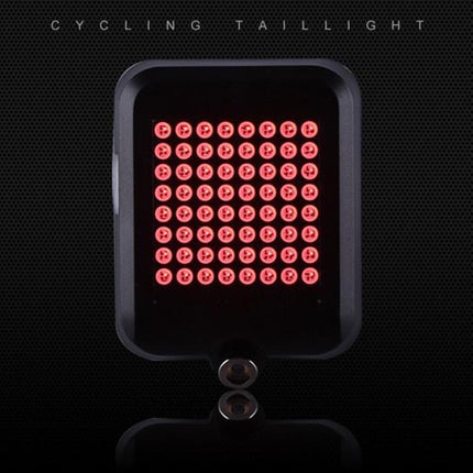 Intelligent Steering Brake Tail Light USB Rechargeable Bicycle Light Cycling Warning Safety Light