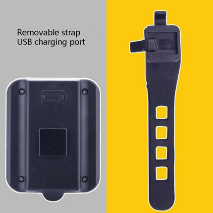 Intelligent Steering Brake Tail Light USB Rechargeable Bicycle Light Cycling Warning Safety Light