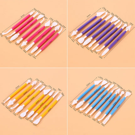 2 Sets Carving Pen Cake Fondant Carving Knife Making Cutting Tool 01030 Purple (OPP Bag Packaging), 01071 Yellow (OPP Bag Packaging), 01018 Red (OPP Bag Packaging), 02023 Blue (OPP Bag Packaging), 02030 Pink (OPP Bag Packaging)                         ... - DealBuddy