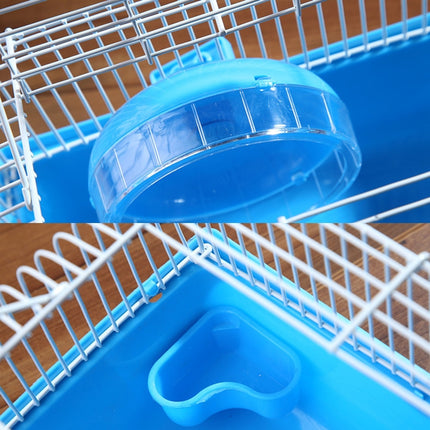 Hamster Cage Portable Take-Out Cage Hamster Golden Bear Supplies, Blue, Pink, Brown - DealBuddy