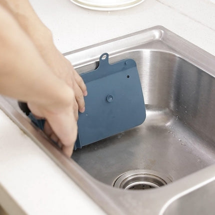 2 PCS Sink Foldable Flaps Kitchen Suction Cup Splash-Proof Flaps
