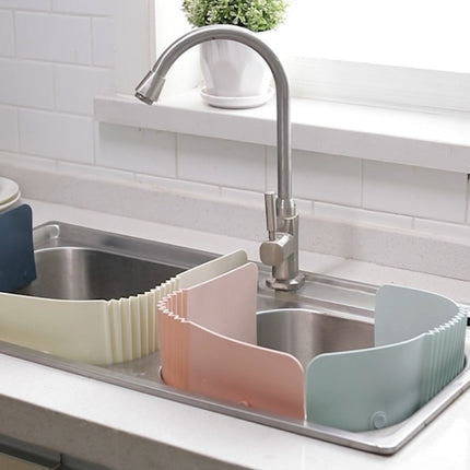 2 PCS Sink Foldable Flaps Kitchen Suction Cup Splash-Proof Flaps