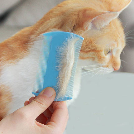 4pcs Pet Comb Double-Sided Comb Dog Cleaning Supplies Cat Comb Pet Grooming Supplies, White, Light Blue, Green, Dark Blue, Orange, Purple - DealBuddy