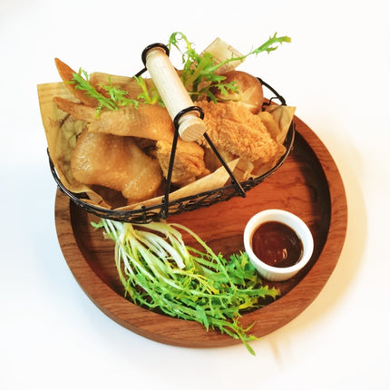 Wrought Iron Fruit Portable Storage Basket Bread French Fries Fried Snacks Portable Basket, Double Cup Egg-shaped, Double Cup Round, Single Cup Boat, Square Short Basket, Rectangular Short Basket, Large Round Wire, Small Round Wire, Large Messy Wire   ... - DealBuddy