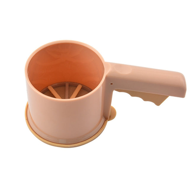 Convenient Hand-Held Semi-Automatic Four Sieve Baking Tool, Blue, Orange, White, Pink - DealBuddy