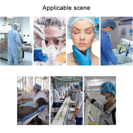 200 PCS Non-woven Disposable Pleated Anti Dust Hat Bath Caps For Spa Hair Salon Beauty