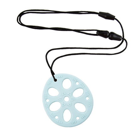 M010093 Silicone Lotus Root Tablets Baby Soothing Teether Children Molars Toys Maternal And Child Supplies, Colour: Beige With Lanyard