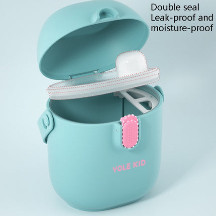 2 PCS YOLE KID Baby Milk Powder Box Large-Capacity Portable Out-Packing Gimi Powder Box Baby Food Supplement Storage Sealed Tank