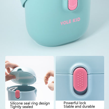 2 PCS YOLE KID Baby Milk Powder Box Large-Capacity Portable Out-Packing Gimi Powder Box Baby Food Supplement Storage Sealed Tank