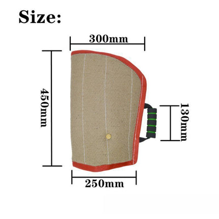 Red Twill Jute Training Dog Bite Sleeve Open Sleeve Protector Pet Products, Red Twill Jute - DealBuddy