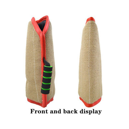 Red Twill Jute Training Dog Bite Sleeve Open Sleeve Protector Pet Products, Red Twill Jute - DealBuddy