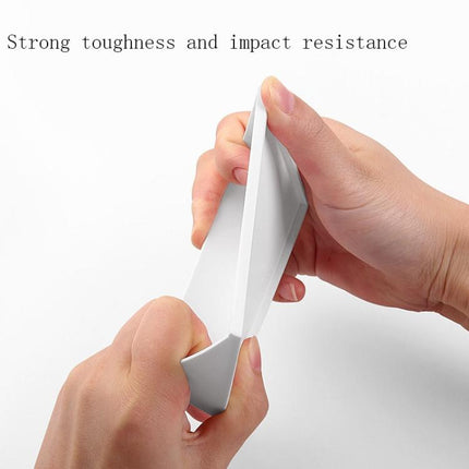 Acrylic Triangle Price Tag Student Desk Seat Board (White)