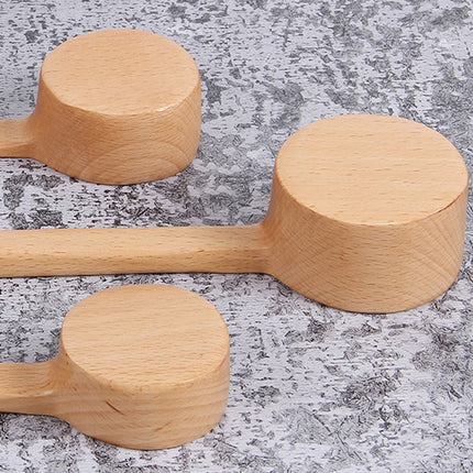Long-Handled Wooden Spoon Seasoning Spoon Dessert Coffee Milk Tea Spoon