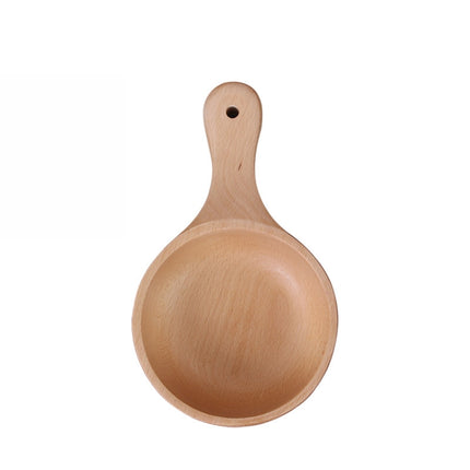 Instant Noodle Bowl Wooden Kimchi Bowl Fruit Salad Wooden Bowl With Handle
