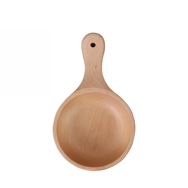 Instant Noodle Bowl Wooden Kimchi Bowl Fruit Salad Wooden Bowl With Handle