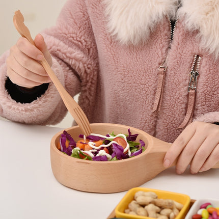Instant Noodle Bowl Wooden Kimchi Bowl Fruit Salad Wooden Bowl With Handle