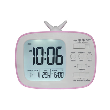 G179 Retro TV Alarm Clock Student Dormitory Bed Electronic Clock