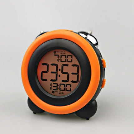 0705 Big Volume Simple Three-Dimensional LED Alarm Clock Mute Luminous Electronic Clock