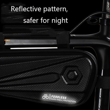 WEST BIKING YP0707257 Bicycle Triangle Bag EVA Hard Shell Bike Bag Mountain Bike Front Beam Bag Riding Equipment