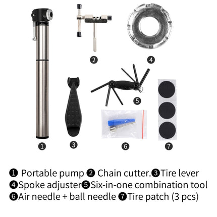 Bicycle Repair Kit Repair Set Bicycle Mountain Road Tire Tool Pump Riding Equipment